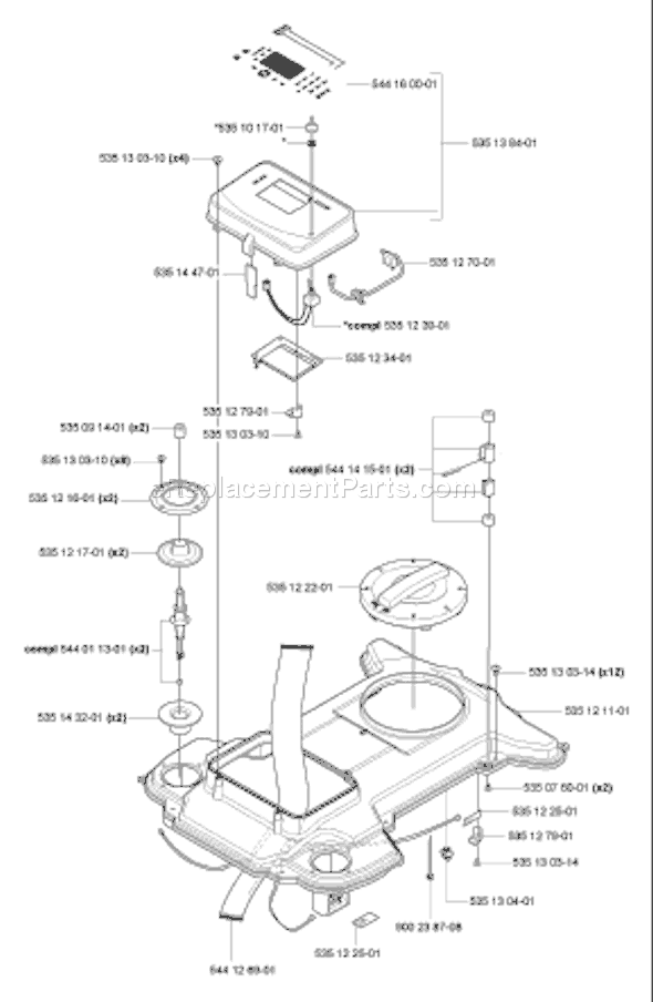 Page I Diagram and Parts List for AUTOMOWER (Generation 2) (2006-01) Husqvarna Lawn Mower