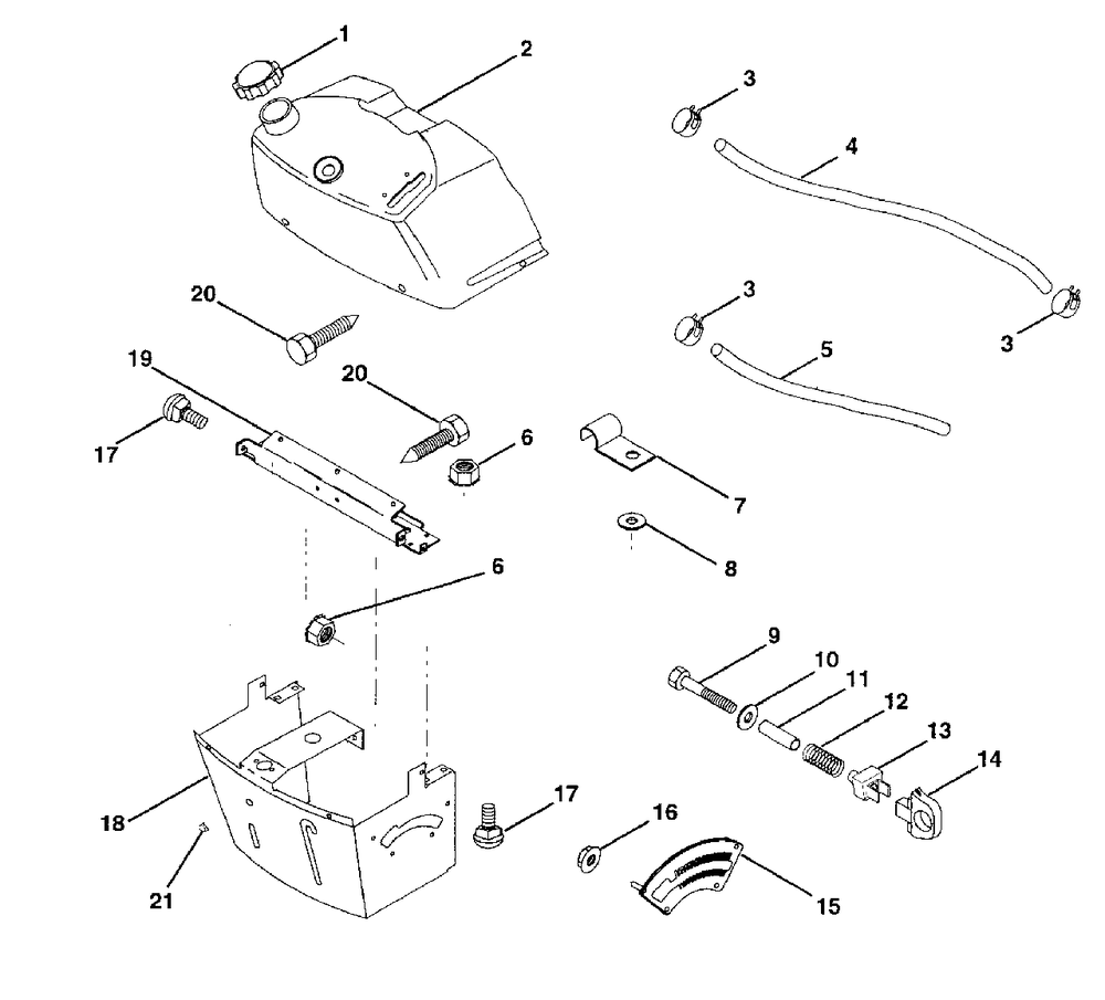 Dash Diagram and Parts List for LR120 (954000602-A)(1993-10) Husqvarna Lawn Tractor