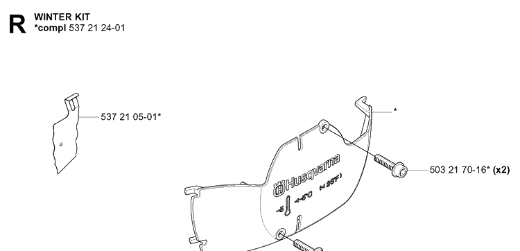 Accessories Diagram and Parts List for 575XP 20051400001-20070100000 Husqvarna Chainsaw