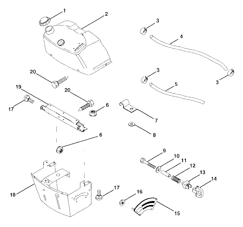 Dash Assembly Diagram and Parts List for LR100 (954000572-A)(1995-03) Husqvarna Lawn Tractor