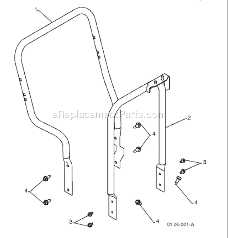 Page Q Diagram and Parts List for 10527 SB 96193002700 -2008-08 Husqvarna Snow Blower