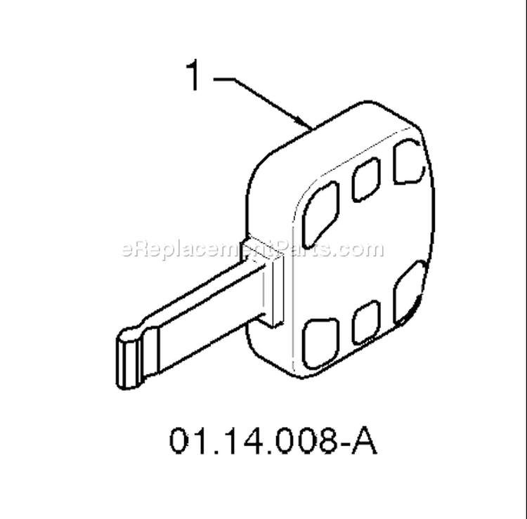 Page E Diagram and Parts List for 10527 SB 96193002700 -2008-08 Husqvarna Snow Blower