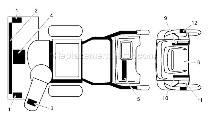 Page L Diagram and Parts List for 10527 SB LS 96193002800 -2008-09 Husqvarna Snow Blower