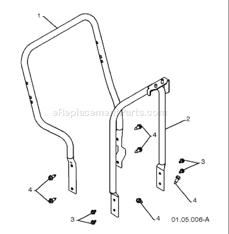 Page Q Diagram and Parts List for 10527 SB LS 96193002800 -2008-09 Husqvarna Snow Blower