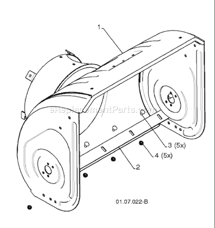 Page C Diagram and Parts List for 10527 SB LS 96193002800 -2008-09 Husqvarna Snow Blower