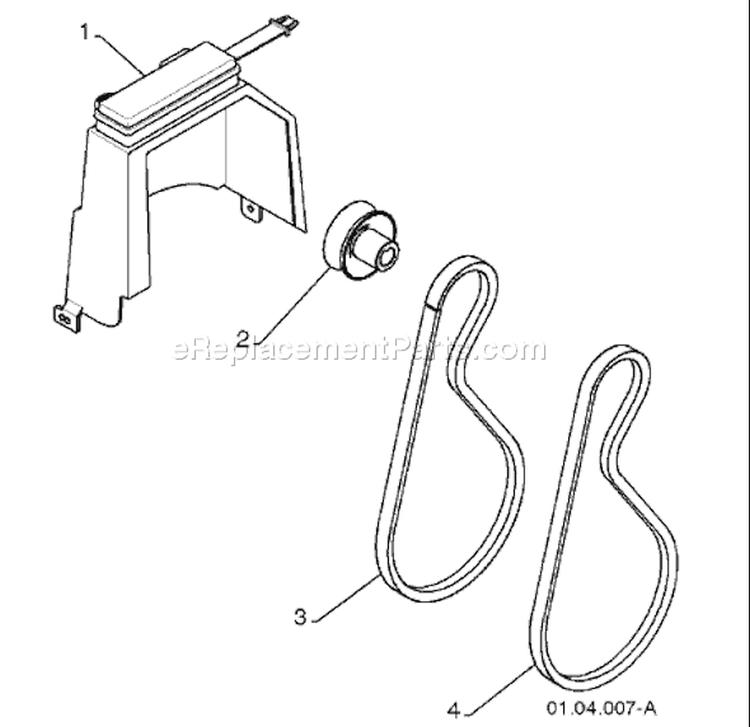 Page E Diagram and Parts List for 10527 SB LS 96193002800 -2008-09 Husqvarna Snow Blower