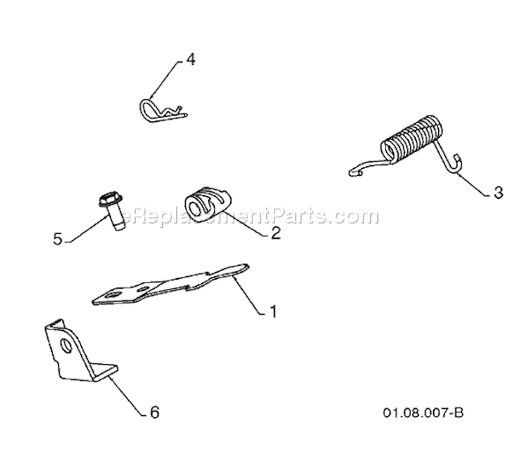 Page G Diagram and Parts List for 10527 SB LS 96193002800 -2008-09 Husqvarna Snow Blower
