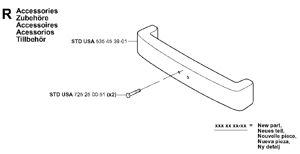 Accessories Diagram and Parts List for RIDERPRO18 (953521901)(2004-01) Husqvarna Lawn Tractor