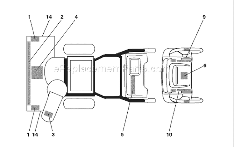 Page D Diagram and Parts List for 1130 SBE OV 96193002400 -2008-01 Husqvarna Snow Blower