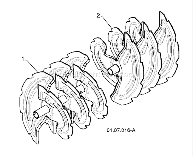Page A Diagram and Parts List for 1130 SB LS 96193002900 -2008-08 Husqvarna Snow Blower
