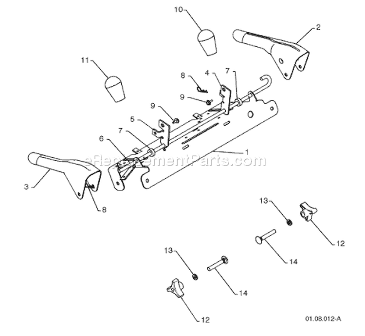 Page J Diagram and Parts List for 1130 SB LS 96193002900 -2008-08 Husqvarna Snow Blower