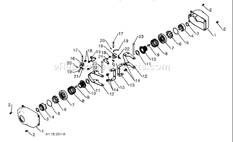 Page R Diagram and Parts List for 1130 SB LS 96193002900 -2008-08 Husqvarna Snow Blower