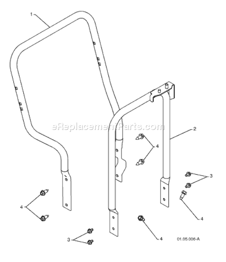 Page T Diagram and Parts List for 1130 SB LS 96193002900 -2008-08 Husqvarna Snow Blower