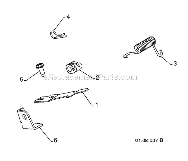 Page V Diagram and Parts List for 1130 SB LS 96193002900 -2008-08 Husqvarna Snow Blower