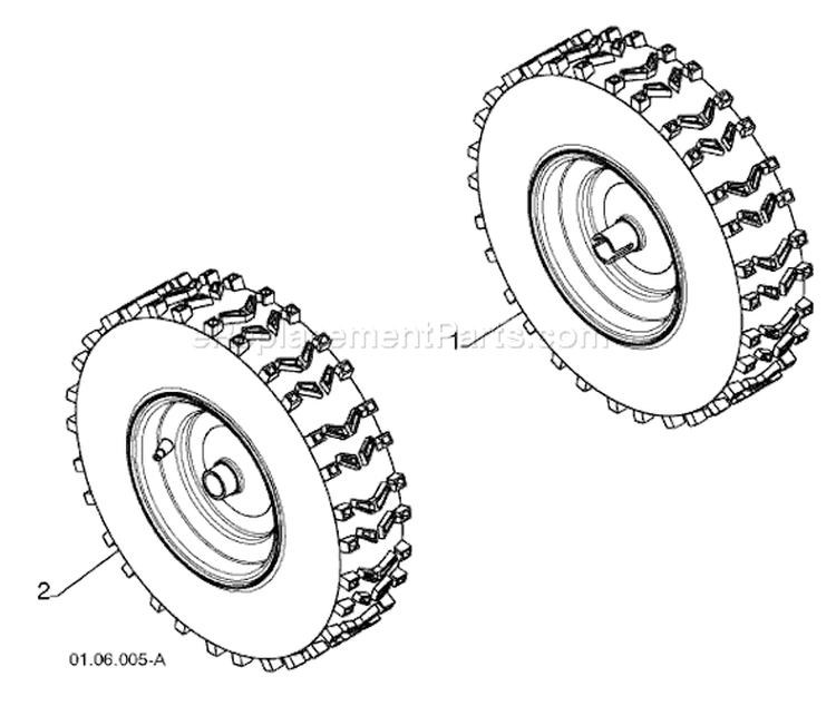 Page Z Diagram and Parts List for 1130 SB LS 96193002900 -2008-08 Husqvarna Snow Blower