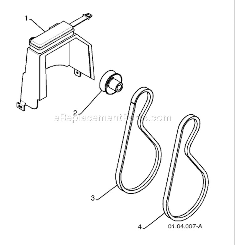 Page F Diagram and Parts List for 1130 SB LS 96193002900 -2008-08 Husqvarna Snow Blower