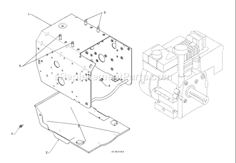 Page H Diagram and Parts List for 1130 SB LS 96193002900 -2008-08 Husqvarna Snow Blower