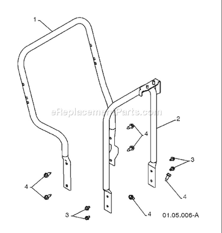 Page O Diagram and Parts List for 1130 SB XLS 96193003000 -2008-09 Husqvarna Snow Blower