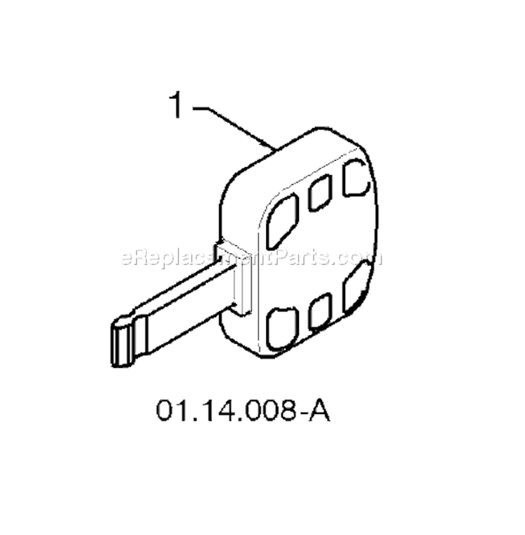 Page R Diagram and Parts List for 1130 SB XLS 96193003000 -2008-09 Husqvarna Snow Blower