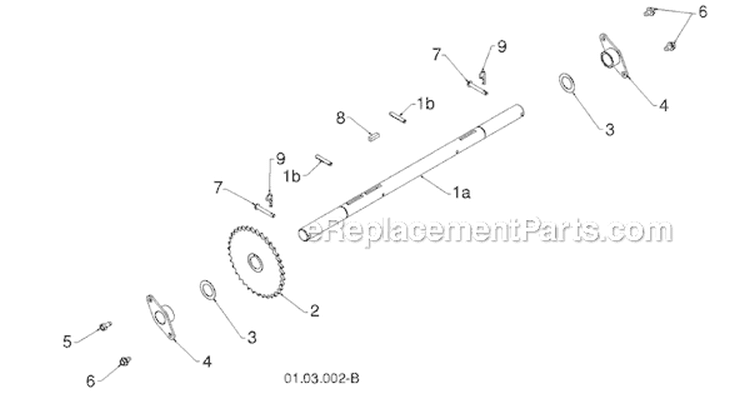 Page R Diagram and Parts List for 11524E 96193007400 -2011-07 Husqvarna Snow Blower