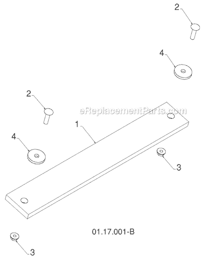 Auger Housing And Impeller Diagram and Parts List for 11524E 96193007400 -2011-07 Husqvarna Snow Blower
