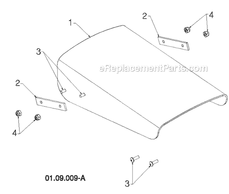 Page P Diagram and Parts List for 11524E 96193007401 -2011-07 Husqvarna Snow Blower