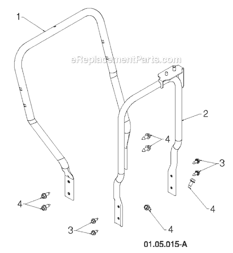 Page W Diagram and Parts List for 11524E 96193007401 -2011-07 Husqvarna Snow Blower