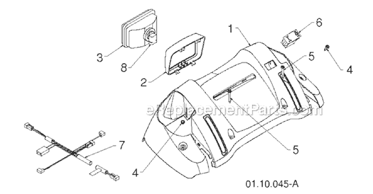 Page Y Diagram and Parts List for 11524E 96193007401 -2011-07 Husqvarna Snow Blower