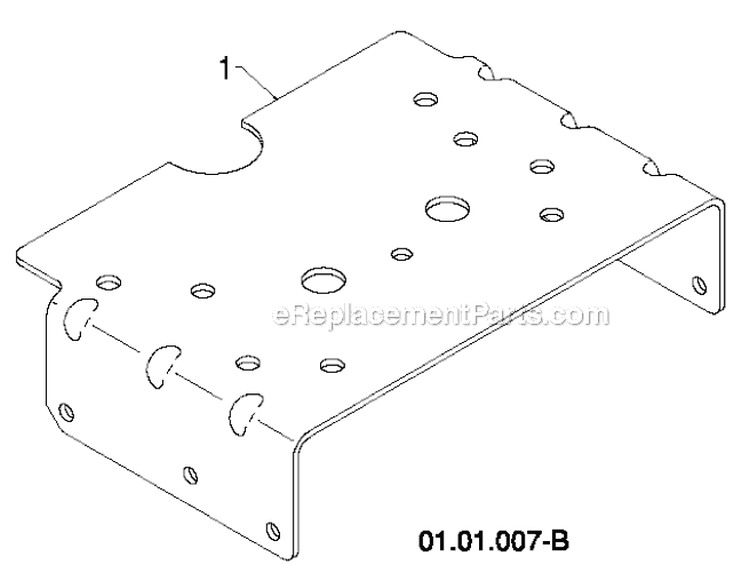 Page B Diagram and Parts List for 11524E 96193008200 -2011-08 Husqvarna Snow Blower