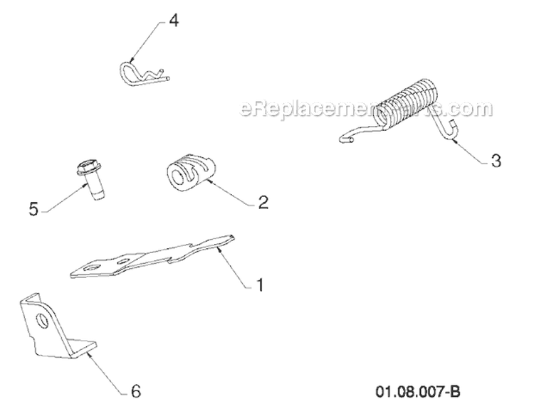 Page V Diagram and Parts List for 11524E 96193008200 -2011-08 Husqvarna Snow Blower