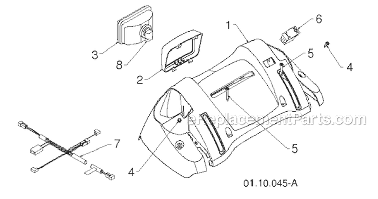 Page Y Diagram and Parts List for 11524E 96193008200 -2011-08 Husqvarna Snow Blower