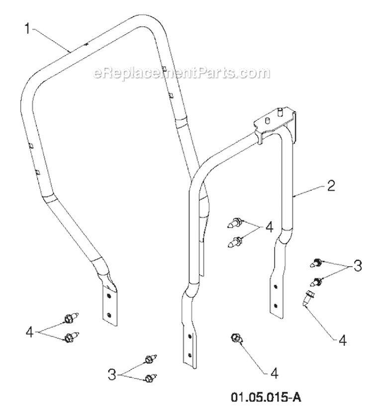 Page Z Diagram and Parts List for 11524E 96193008200 -2011-08 Husqvarna Snow Blower