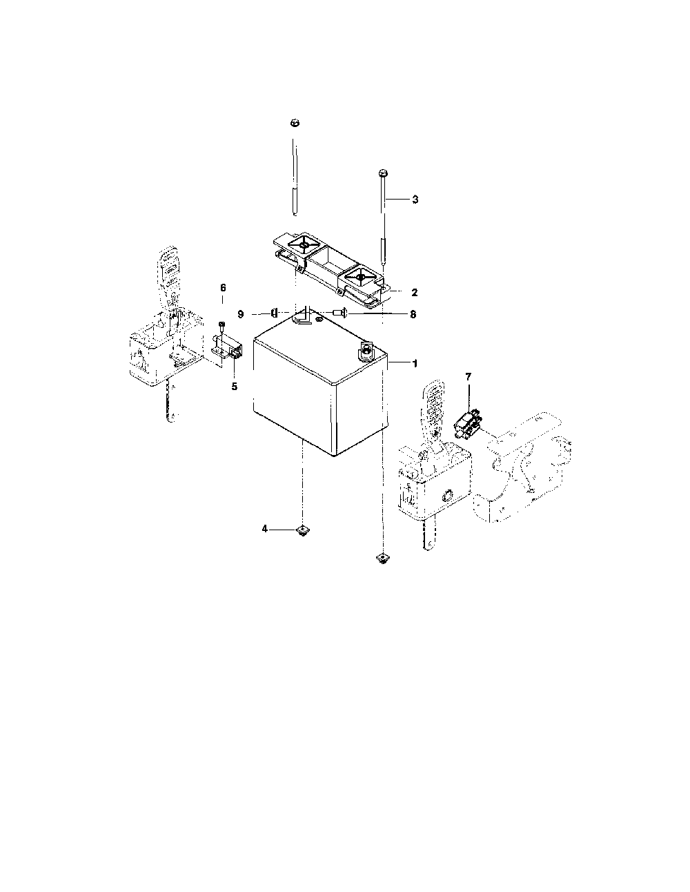 Electrical Diagram and Parts List for MZ6128ZT-966613101  Husqvarna Lawn Mower