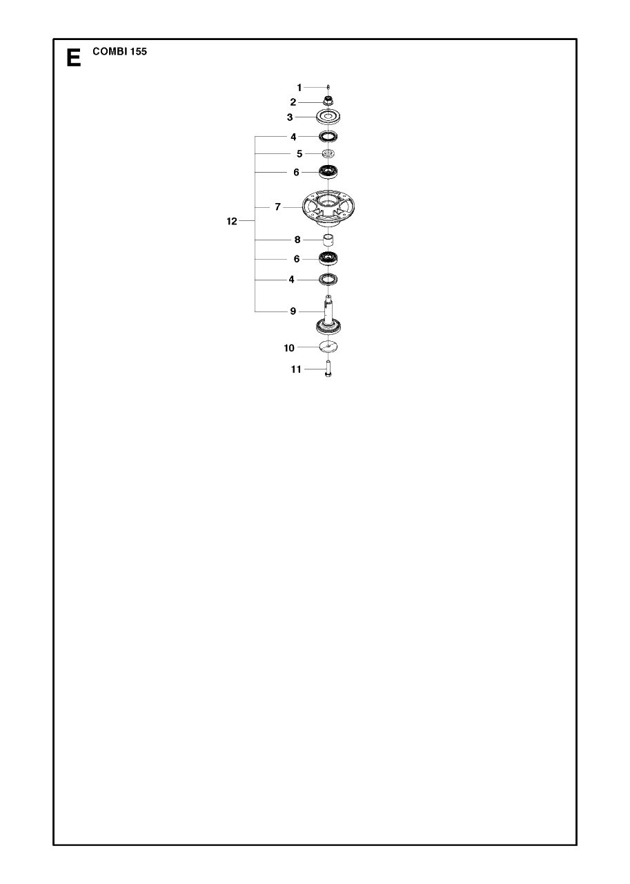 61-Inch/155cm Cutting Deck 5 Diagram and Parts List for P525D 20120100001 - 20143999999 Husqvarna Lawn Tractor