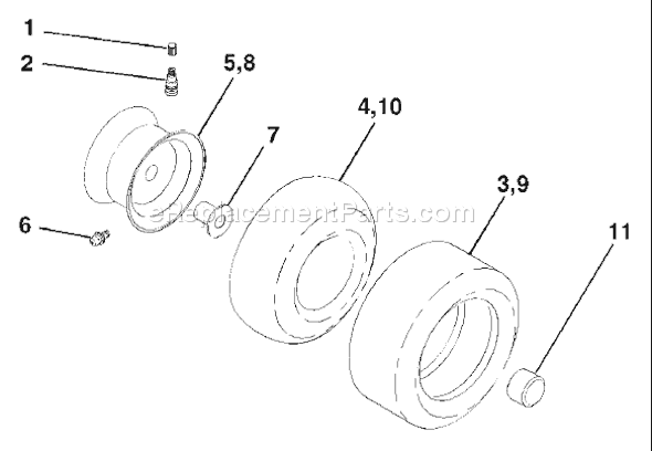 Page J Diagram and Parts List for LTH1742B (954570376) (2002-12) Husqvarna Lawn Tractor