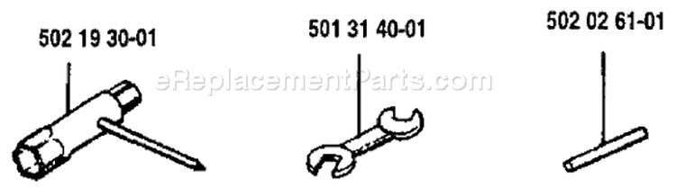 Page U Diagram and Parts List for 120L 120 L 1993-02 Husqvarna Trimmer