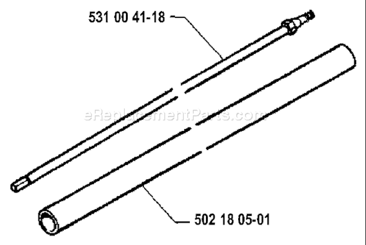 Page M Diagram and Parts List for 122L 122 L 1995-03 Husqvarna Trimmer