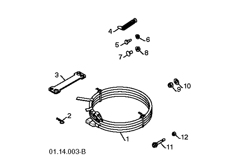 Accessories 3 Diagram and Parts List for 14527XLS (96193006101)(2010-08) Husqvarna Snow Blower