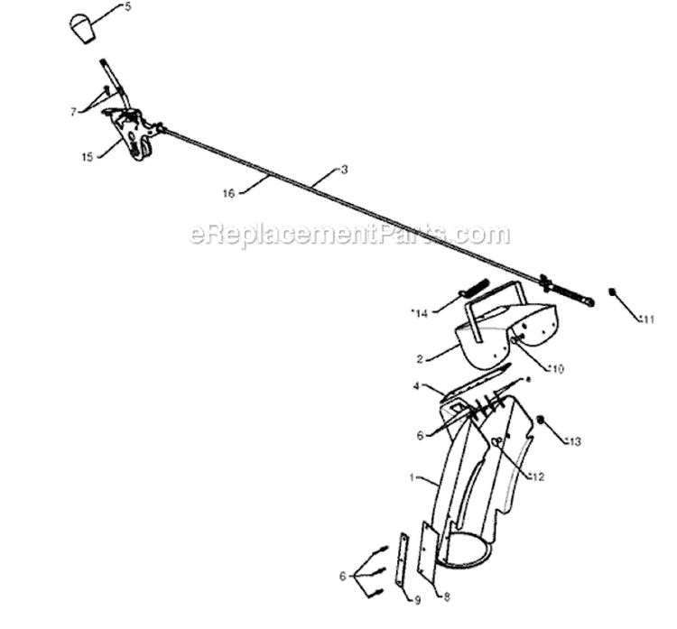 Page O Diagram and Parts List for 12527HV 96193005300 -2010-06 Husqvarna Snow Blower