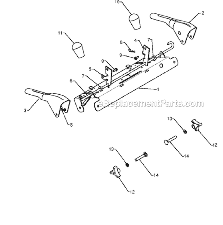 Page X Diagram and Parts List for 12527HV 96193005300 -2010-06 Husqvarna Snow Blower