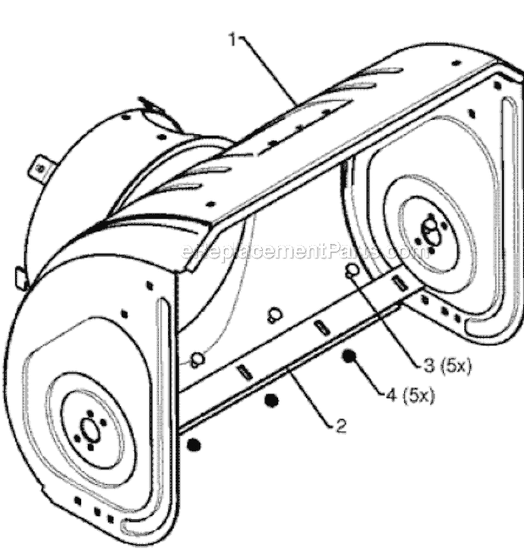 Page G Diagram and Parts List for 12527HV 96193005300 -2010-06 Husqvarna Snow Blower