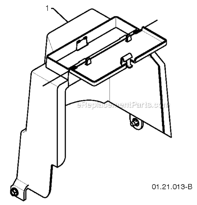 Chassis, Engine And Pulleys Diagram and Parts List for 12527HV 96193005301 -2010-07 Husqvarna Snow Blower