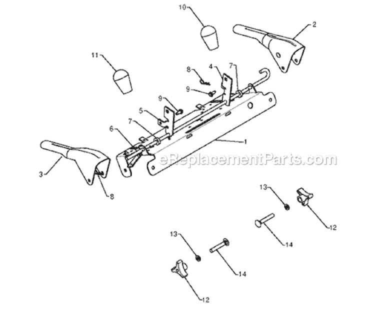 Page Y Diagram and Parts List for 12527HV 96193005301 -2010-07 Husqvarna Snow Blower