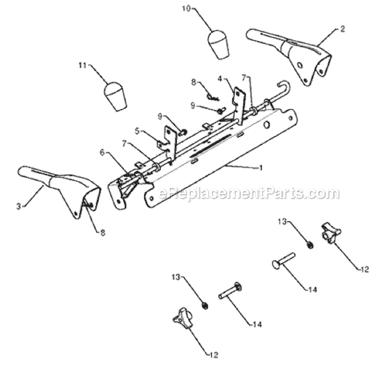 Page Z Diagram and Parts List for 12527HV 96193005301 -2010-07 Husqvarna Snow Blower