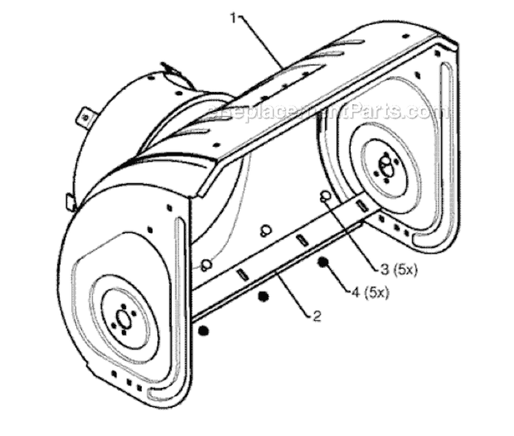 Page G Diagram and Parts List for 12527HV 96193005301 -2010-07 Husqvarna Snow Blower
