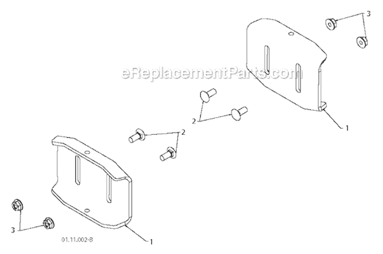 Page I Diagram and Parts List for 12527HV 96193005301 -2010-07 Husqvarna Snow Blower