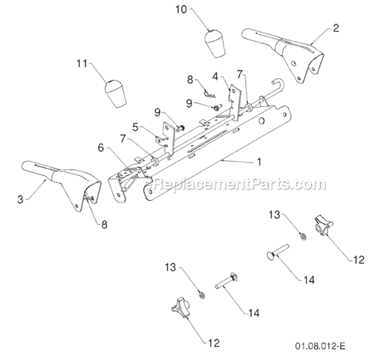 Page W Diagram and Parts List for 12527HV 96193007100 -2011-06 Husqvarna Snow Blower
