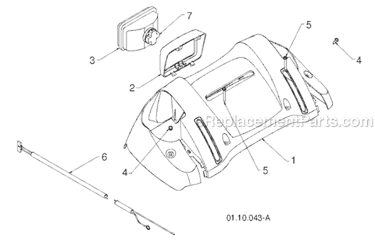 Page X Diagram and Parts List for 12527HV 96193007100 -2011-06 Husqvarna Snow Blower