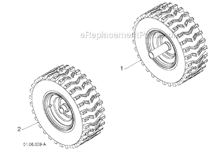 Page AA Diagram and Parts List for 12527HV 96193007100 -2011-06 Husqvarna Snow Blower