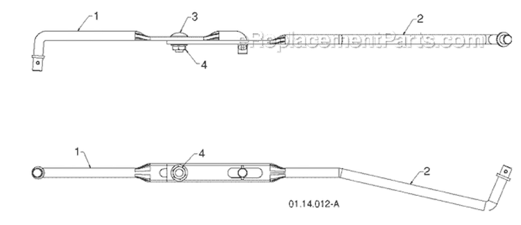 Page H Diagram and Parts List for 12527HV 96193007100 -2011-06 Husqvarna Snow Blower